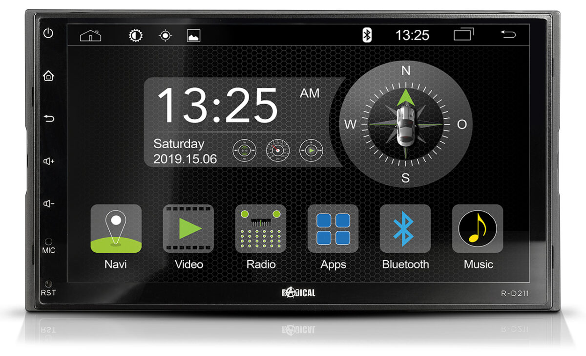 Radical R-D211 2-DIN DAB mit Montageset für VW SEAT SKODA – Bild 2