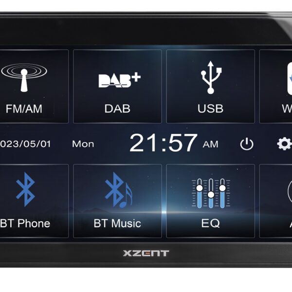 XZENT X-107 2-Din 6.75 Infotainer DAB und Weblink Cast
