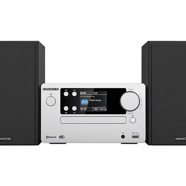KENWOOD M-725DAB-S Micro HiFi-System Silber