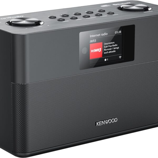 KENWOOD CR-ST100S-B Internetradio DAB, DAB, FM, Internet radio, Schwarz