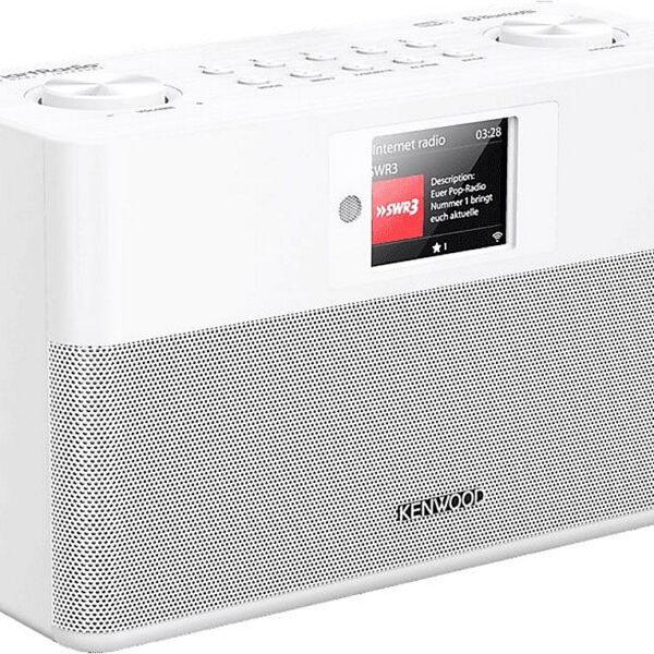Kenwood CR-ST100S-W Smartradio mit DAB und Bluetooth Audiostreaming weiß