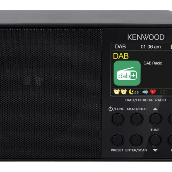 KENWOOD CR-M30DAB-B Digitalradio FM, DAB, DAB, Schwarz