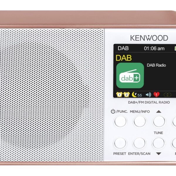 KENWOOD CR-M30DAB-R Digitalradio FM, DAB, DAB, Rosegold-Weiss