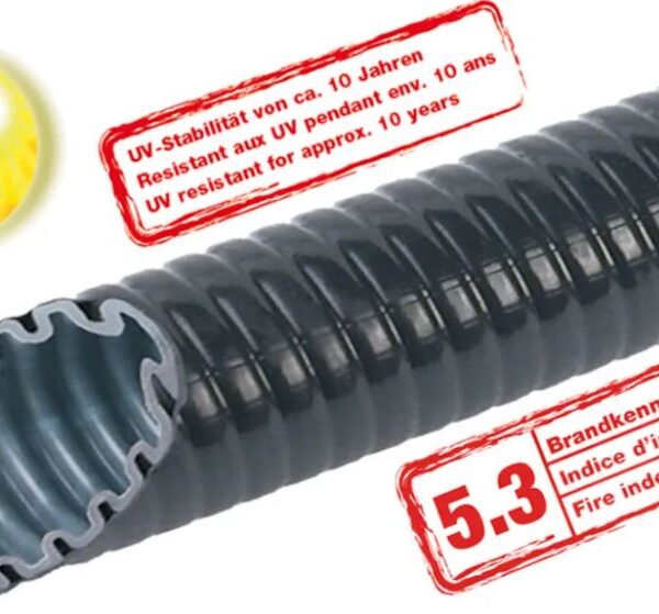Schutzrohr M25 KRGK Plica UV-beständig