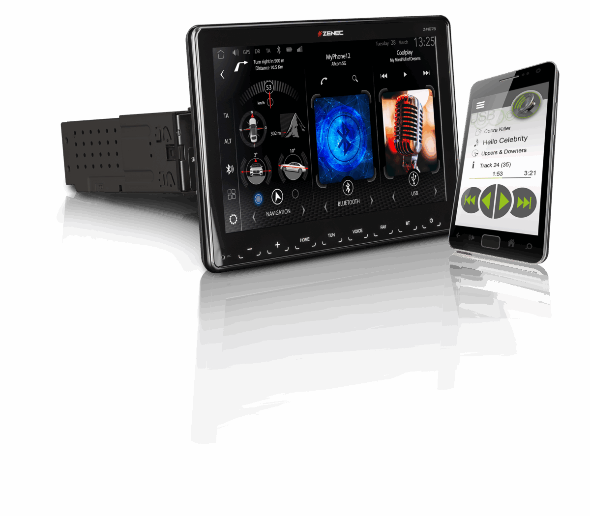 ZENEC Z-N975 9 1-DIN Infotainer mit Wireless Android Auto / Apple CarPlay – Bild 9