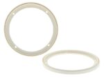 Lautsprechergitter Satz 165mm 2-teilig weiss Kunststoffring Metallgitter – Bild 2
