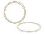 Lautsprechergitter Satz 200mm 2-teilig weiss Kunststoffring Metallgitter – Bild 2