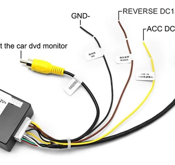 Rückfahrkamera Adapter RGB auf Cinch-Stecker