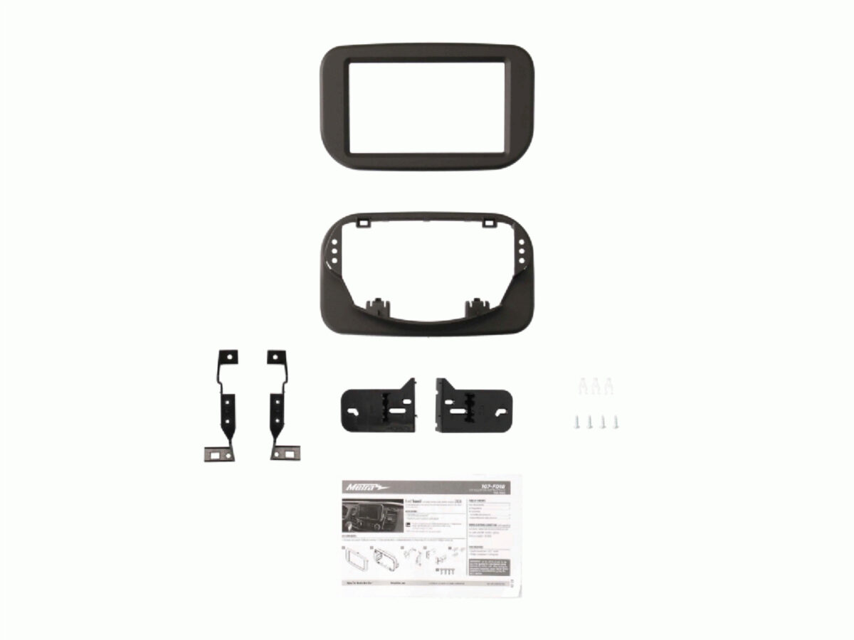 2-DIN Radioblende Ford TransitFD 06/2019-2024 schwarz matt – Bild 2