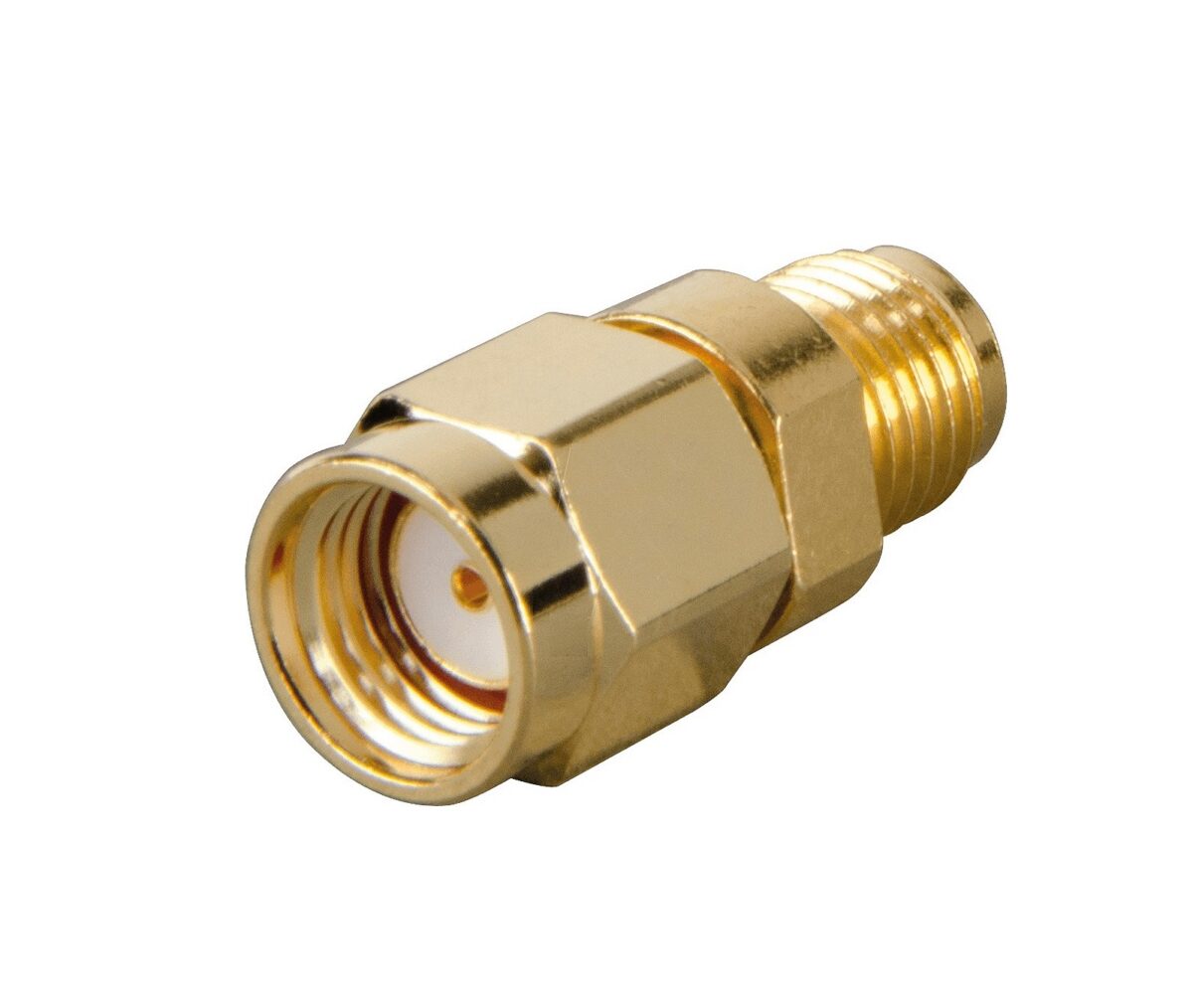 Antennenadapter SMAW Buchse auf SMAM stecker – Bild 2