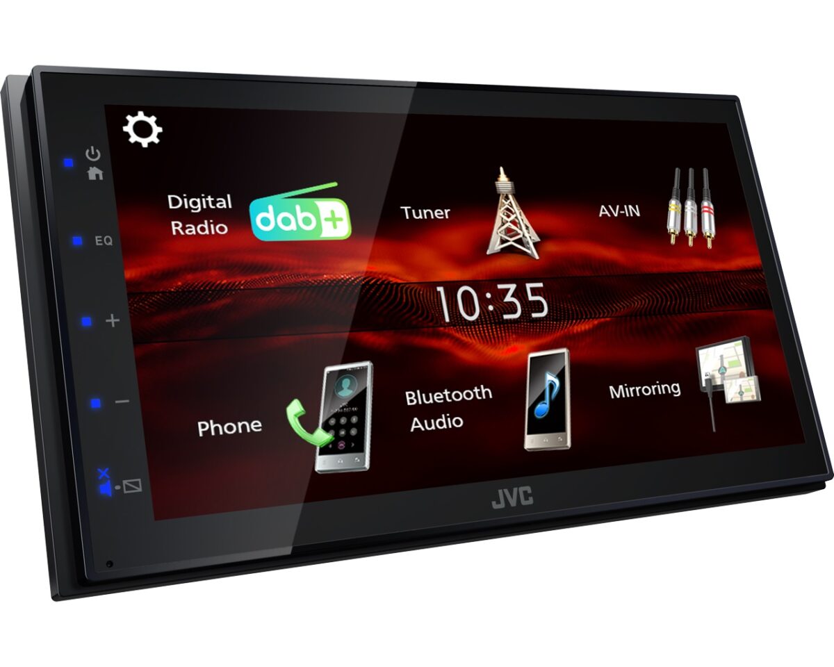 JVC KW-M180DBT - Doppel DIN MP3 Autoradio Android-USB-Mirroring DAB – Bild 2