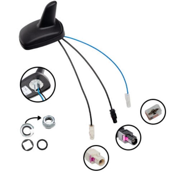Aktive Antenne Shark AM/FM/DAB