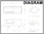 RFK Griffleiste passend f Lexus CT200h, Toyota Prius – Bild 4