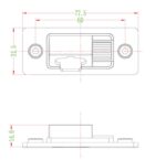 RFK Griffleiste passend f VW Tiguan -2010 oben – Bild 4