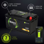 NOVA Core 100Ah Batterie LiFePO4 mit Heizmatte – Bild 4