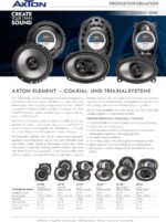 AXTON AE100 10 cm 4 2-Wege Coax System – Bild 4
