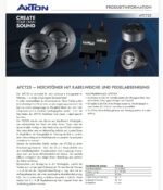 AXTON ATCT25 25 mm Gewebe-Hochtöner mit Weiche – Bild 5