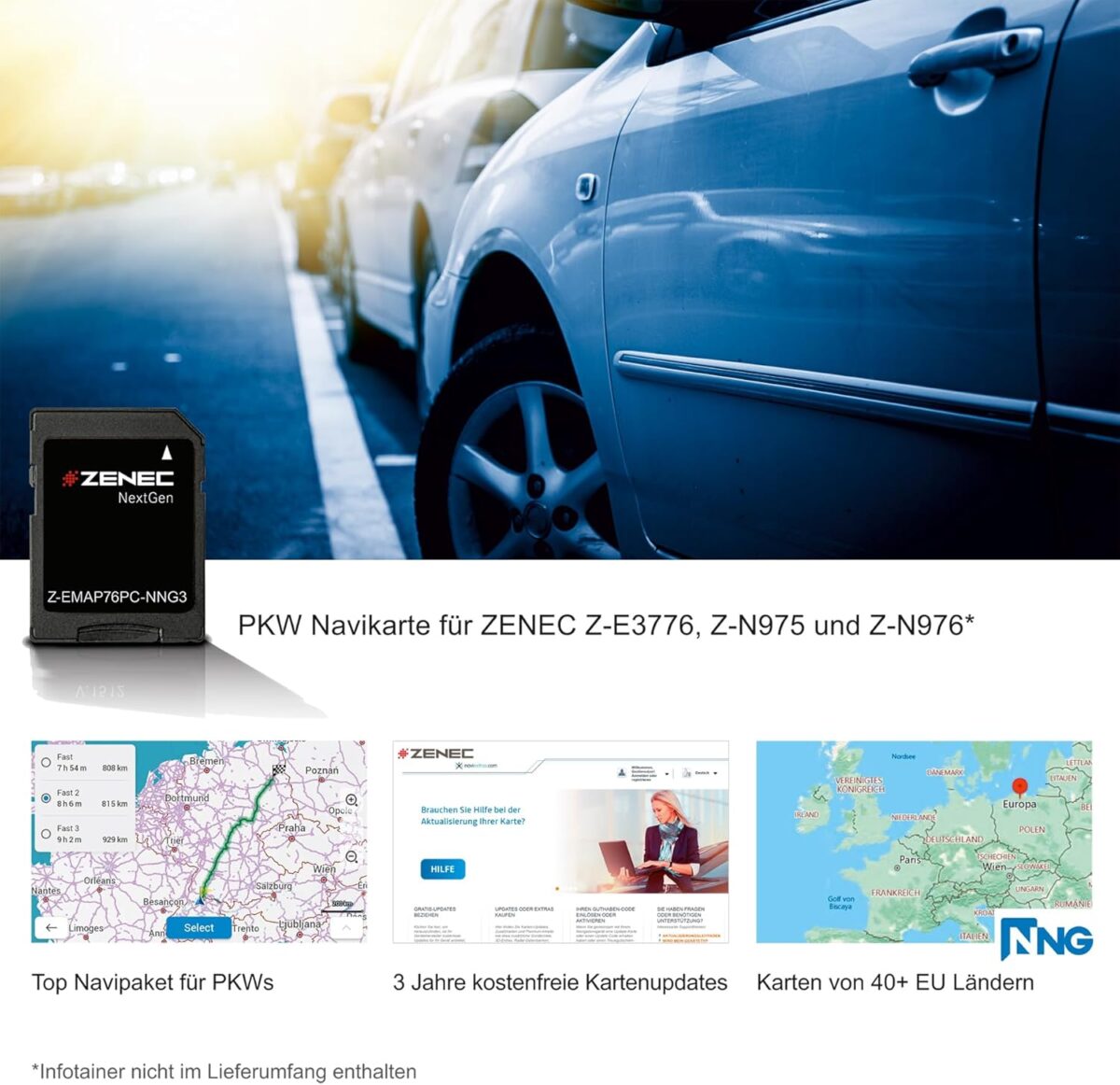 Z-x76 Prime 64 GB SD-Karte EU-Karte für PKW – Bild 3