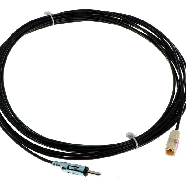 Antennenkabel Verlängerung FAKRA F Code B White auf DIN M 700cm