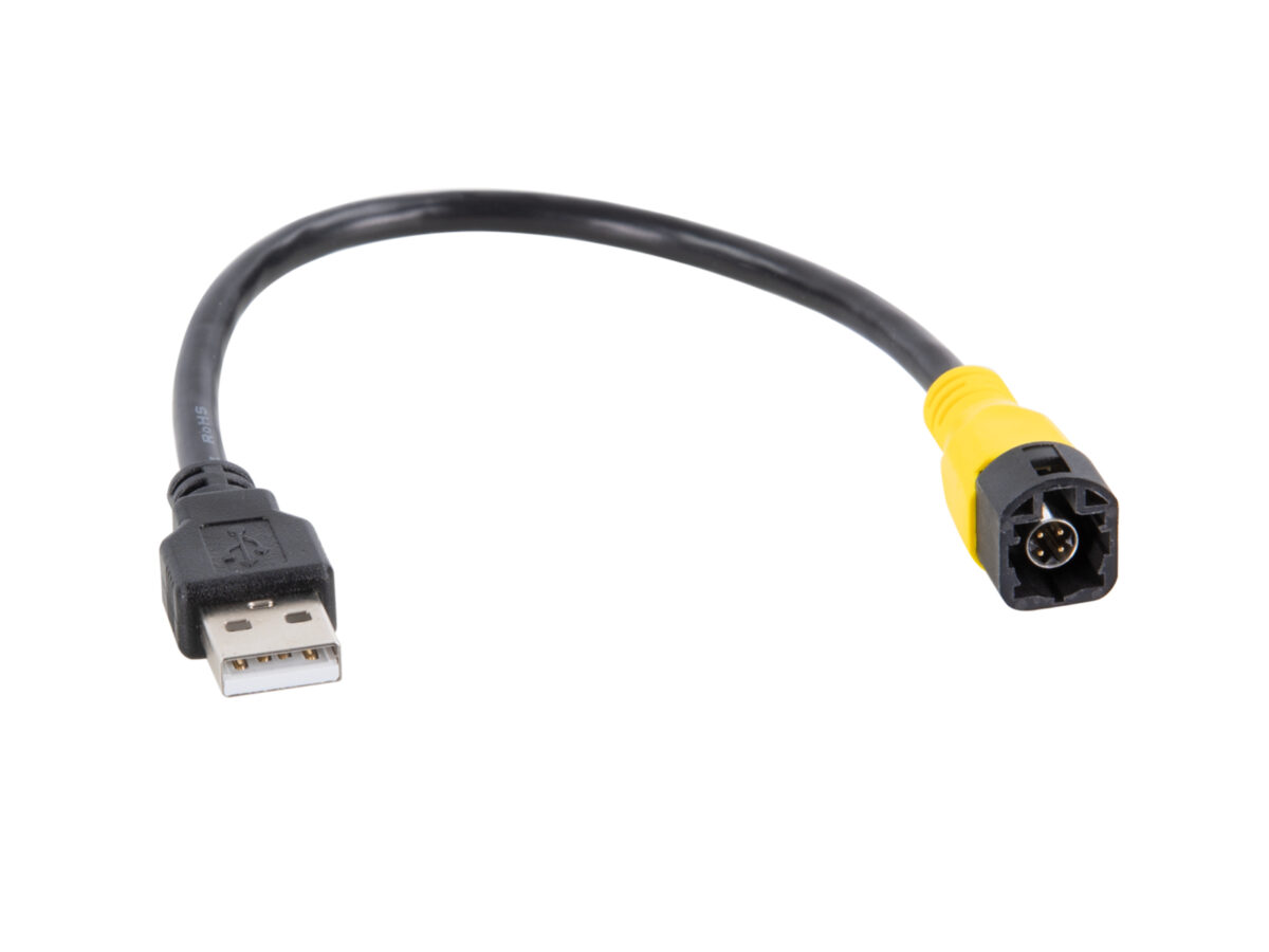 USB Adapter VW diverse Fahrzeuge LVDS gelbUSB-A – Bild 1
