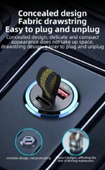 200w Mini USB Auto ladegerät Typ C PD Schnell ladung – Bild 7