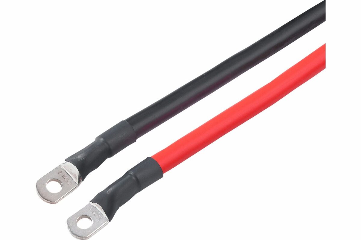 Votronic Hochstrom-Kabelsatz rot/schw 35 mm, 2 m – Bild 1