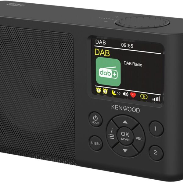KENWOOD CR-M33DAB-B Digitalradio FM, DAB, Schwarz
