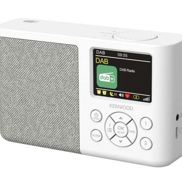 KENWOOD CR-M33DAB-W Digitalradio FM, DAB, Weiss