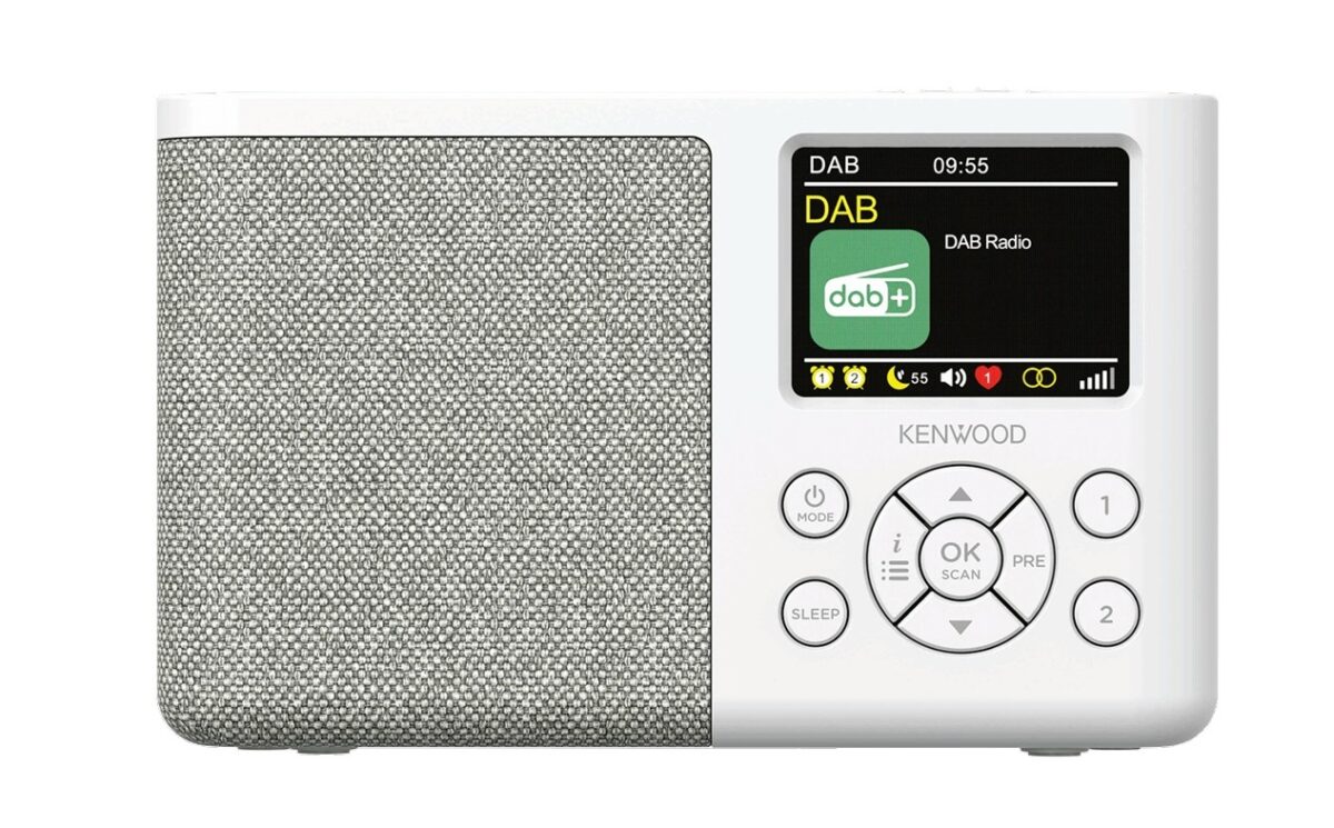 KENWOOD CR-M33DAB-W Digitalradio FM, DAB, Weiss – Bild 3