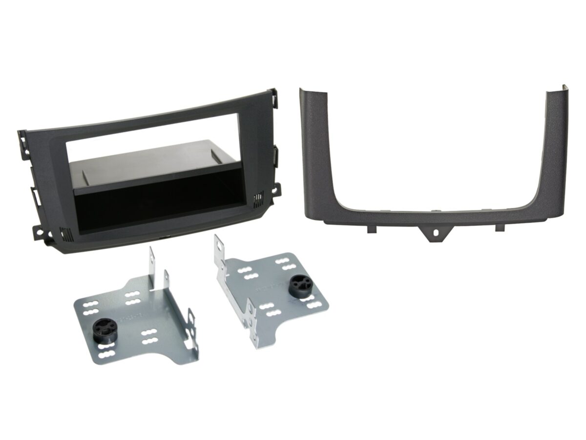 2-DIN Radioblende mit Ablagefach Smart Fortwo OEM Navigation – Bild 1