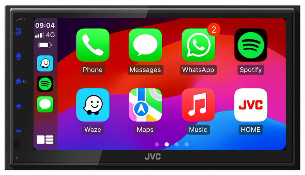 JVC KW-M595DBT Doppel-DIN MP3 Autoradio mit Touchscreen / DAB / Bluetooth / USB – Bild 1