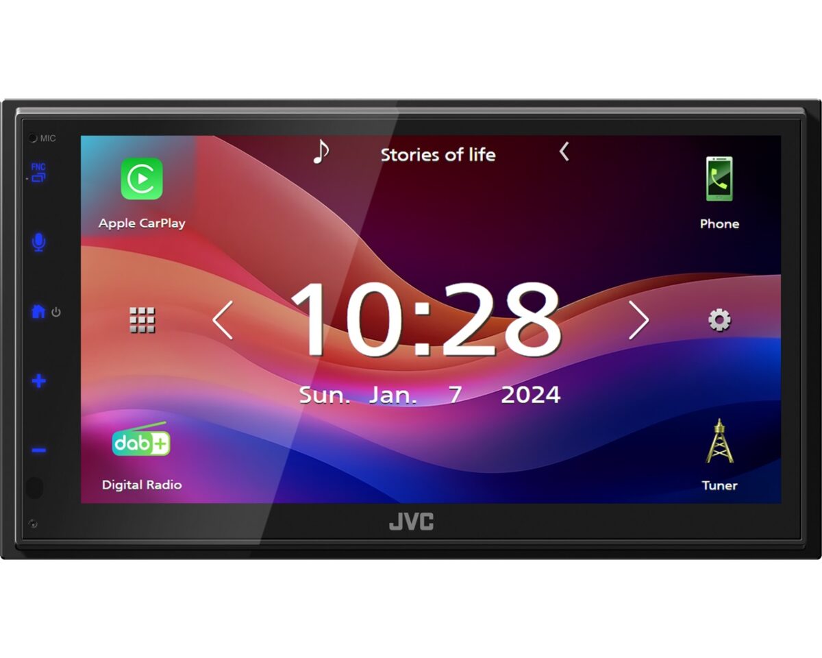 JVC KW-M595DBT Doppel-DIN MP3 Autoradio mit Touchscreen / DAB / Bluetooth / USB – Bild 7