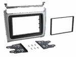 2-DIN Radioblende VW Polo 04/2014-07/2017 silber – Bild 3
