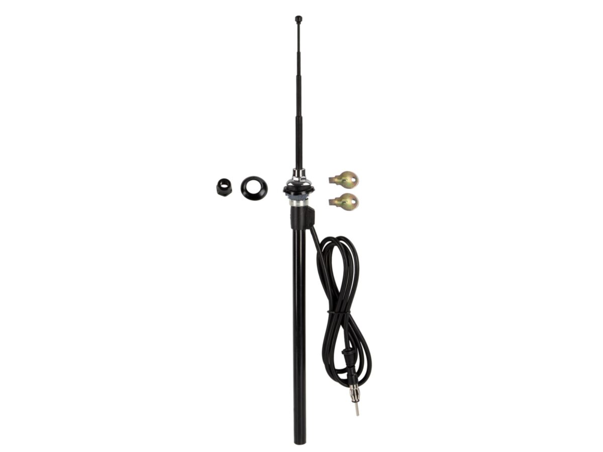 Teleskopantenne AM/FM universal passiv schwarz D29mm – Bild 1