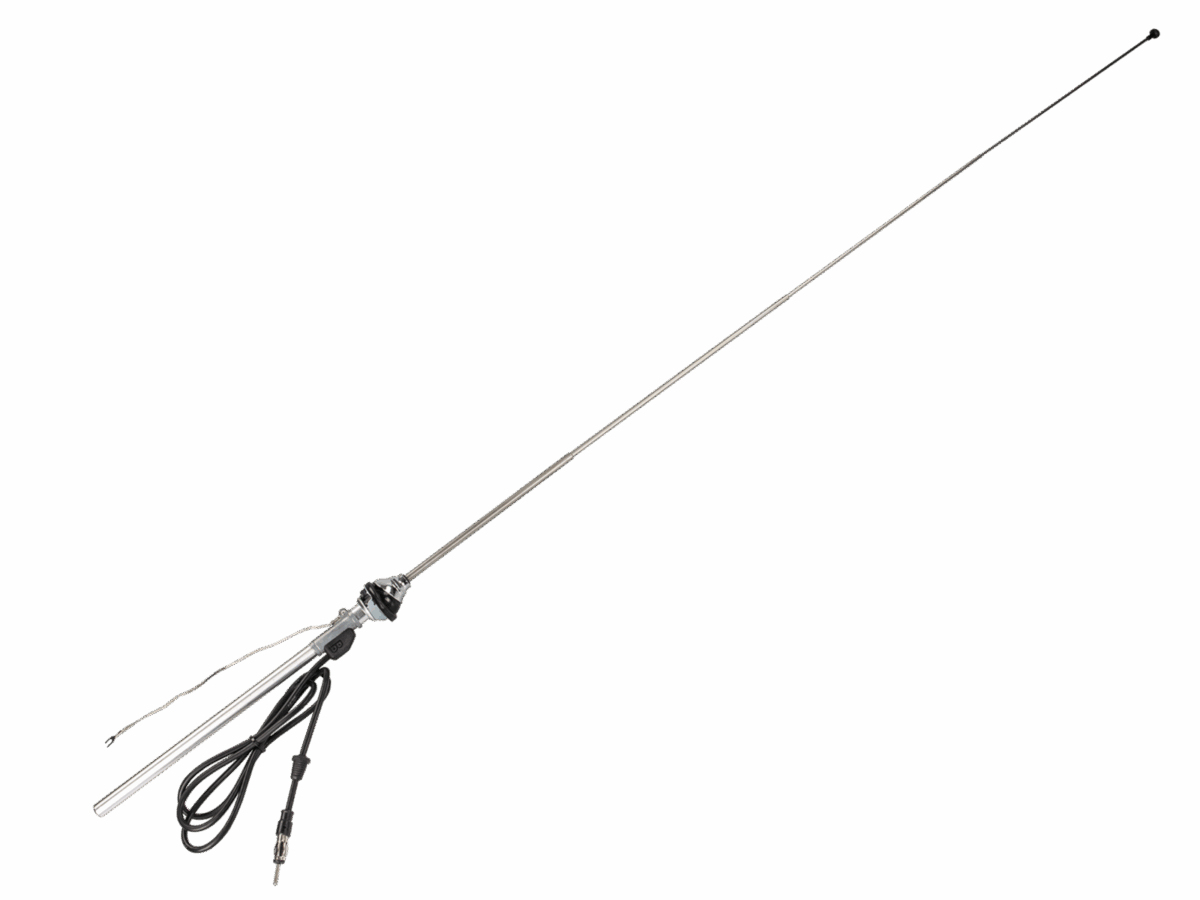 Teleskopantenne AM/FM universal passiv chrom D38mm – Bild 3