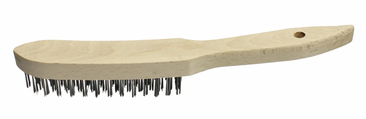 Drahtbürste 3-reihig, Stahldraht, 290mm – Bild 1