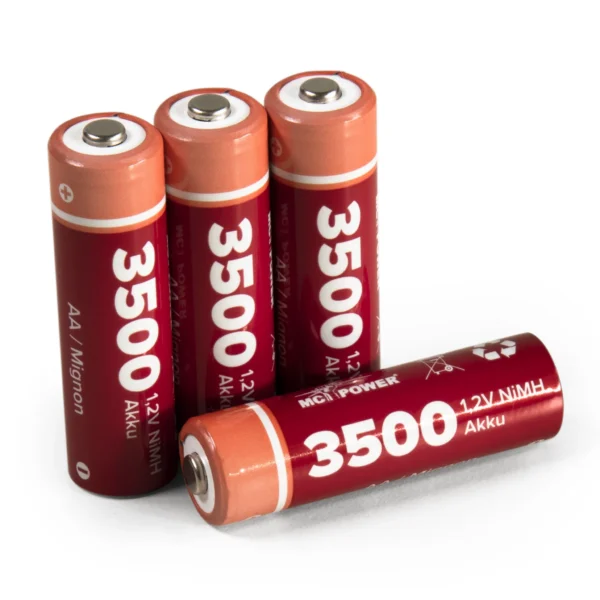 Mignon-Akku McPower 1,2V, 3500, NiMH, Typ AA, 4er-Pack