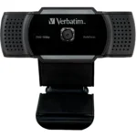 Webcam Verbatim AWC-01- Full-HD 1080p, schwarz, 2560x1440, 30 FPS, USB
