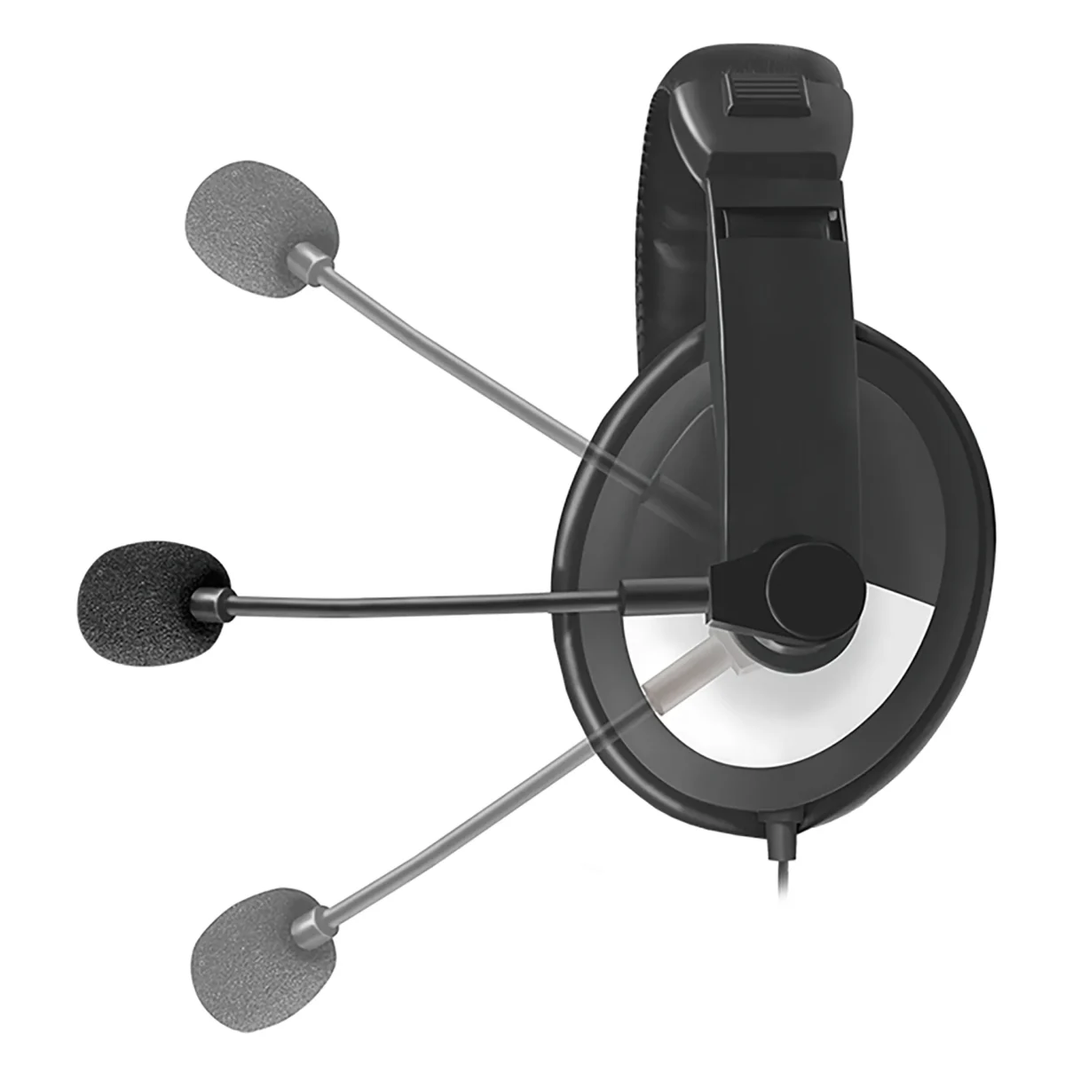 Stereo Headset High Quality, USB, schwarz – Bild 4