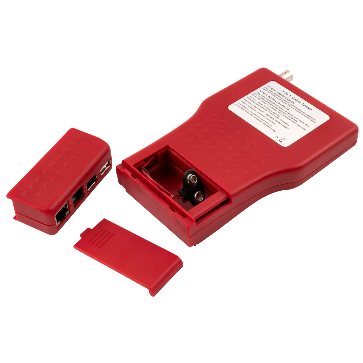 Kabeltester McPower "KT-53" 5in1 mit Remote Einheit, RJ11, RJ45 usw. – Bild 5