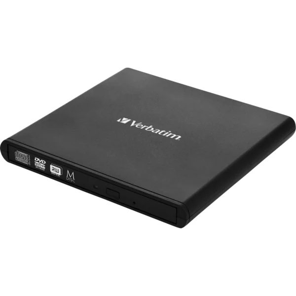 Externer CD/DVD Recorder/ Brenner Verbatim, Slimline, USB 2.0