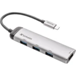 USB-C Multiport-Hub von Verbatim, USB 3.2, 15cm Kabel