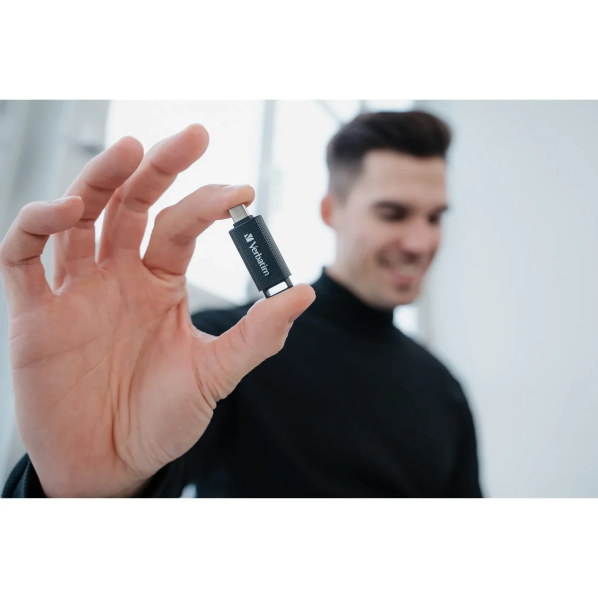 USB-C 3.2 Stick Verbatim, 64GB Speicher, Store 'n' Go, Typ C, Schiebemechanismus – Bild 3