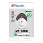 Bluetooth-Tracker Verbatim "My Finder" für Apple "Wo ist?", Keyring, 2er-Pack – Bild 2