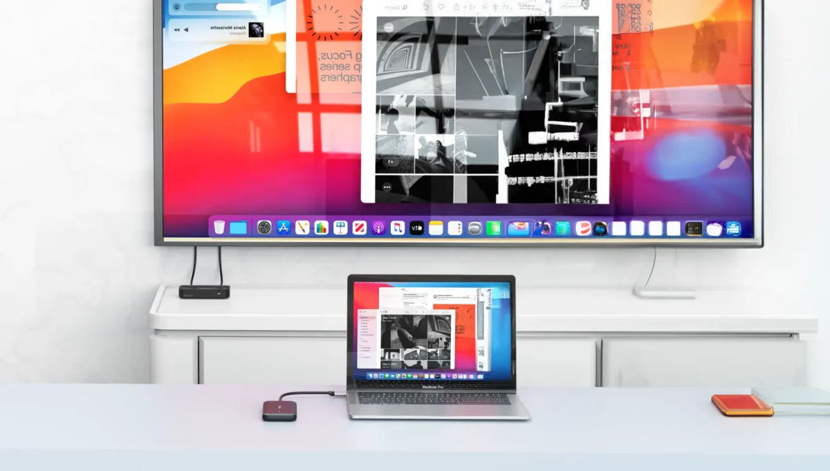 Wireless-Adapter Verbatim "Share My Screen", USB-C, HDMI, Full HD, 2xUSB3.2-A – Bild 7