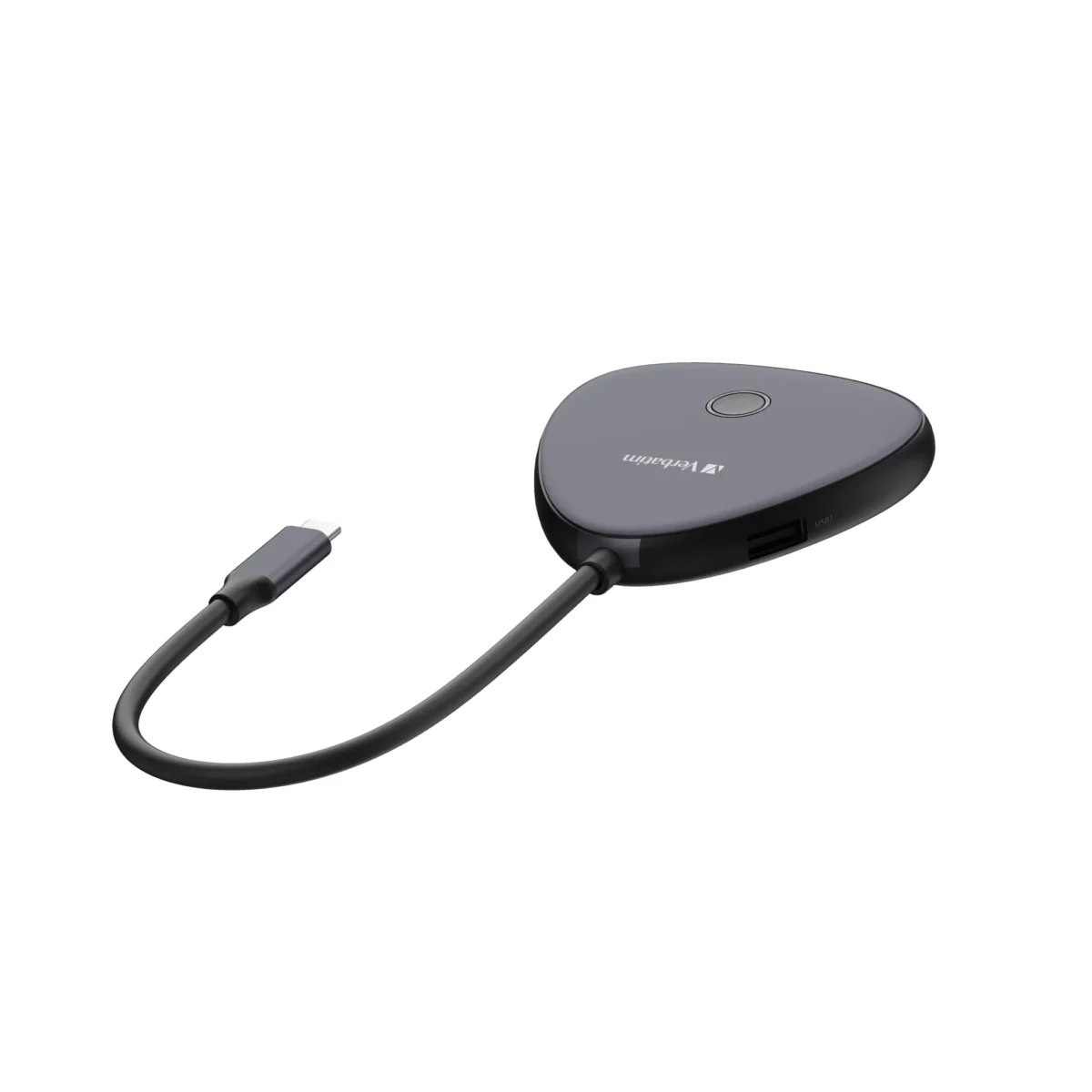 Wireless-Adapter Verbatim "Share My Screen", USB-C, HDMI,4K,Hub WDA-02,USB 2.0-A – Bild 1