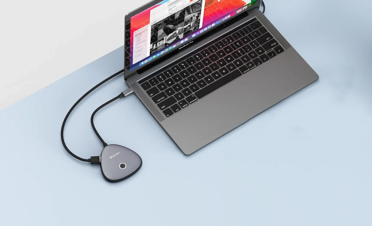 Wireless-Adapter Verbatim "Share My Screen", USB-C, HDMI,4K,Hub WDA-02,USB 2.0-A – Bild 6