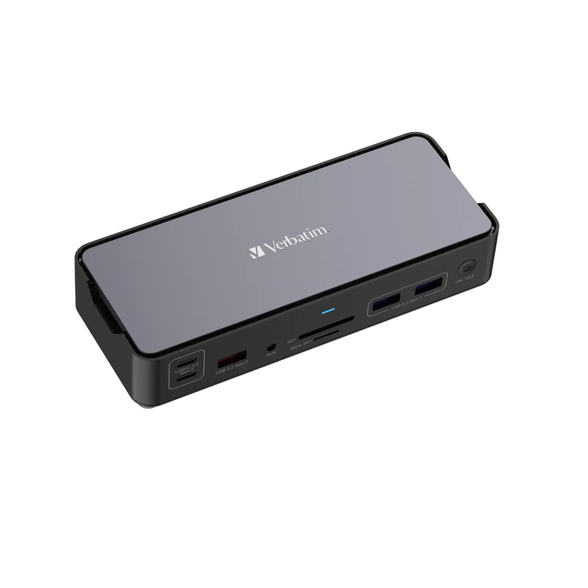 Docking-Station Verbatim "CDS-15", 4x USB 2.0/3.2-A, 2x USB 3.2-C, 2x HDMI 8K – Bild 1