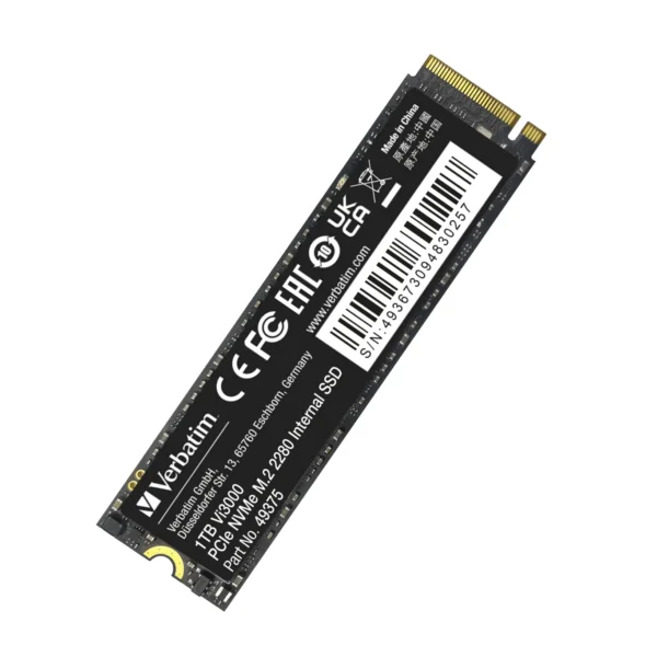 SSD 1TB Verbatim, PCIe 3.0, M.2 2280, NVMe, Vi3000