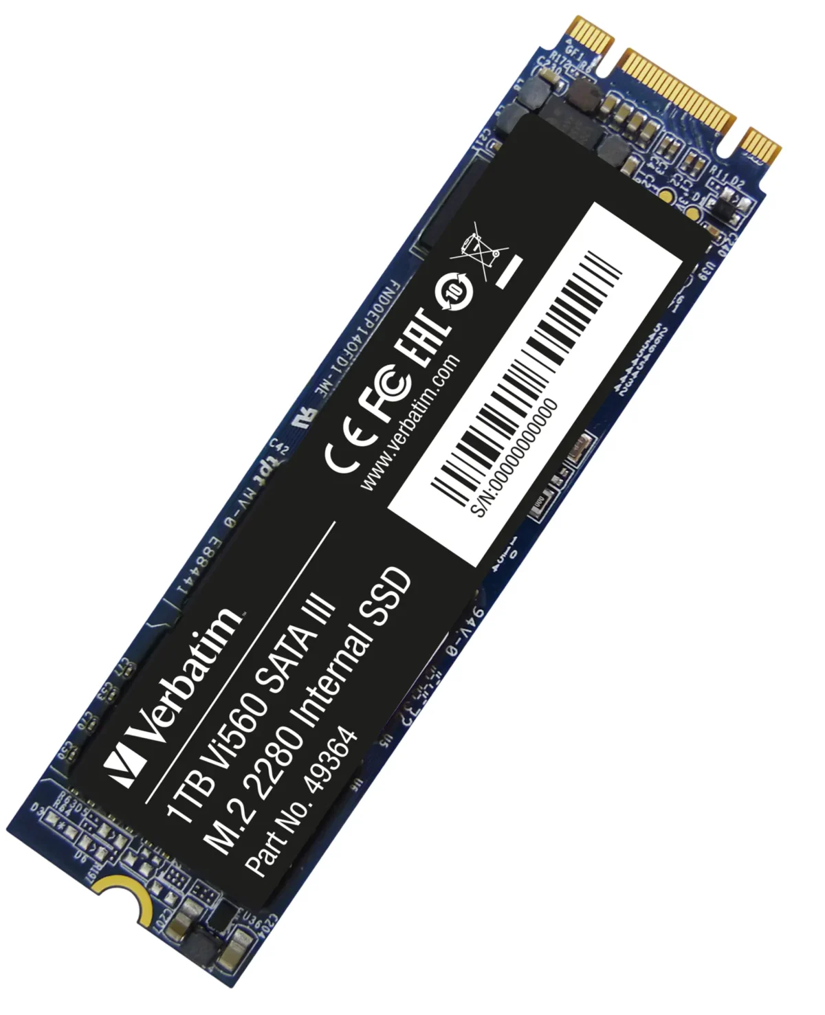 SSD 1TB Verbatim, SATA-III, M.2 2280, Vi560 S3 – Bild 1